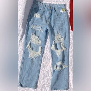 Distressed Blue Jeans ~Brand New W/Tag~